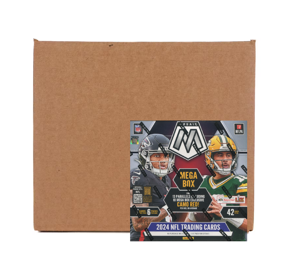 2024_Panini_Mosaic_Football_Hobby_Mega_20-Box_Case_Red_Camo_2 2024 Panini Mosaic Football Hobby Mega 20-Box Case (Red Camo) - Image 1
