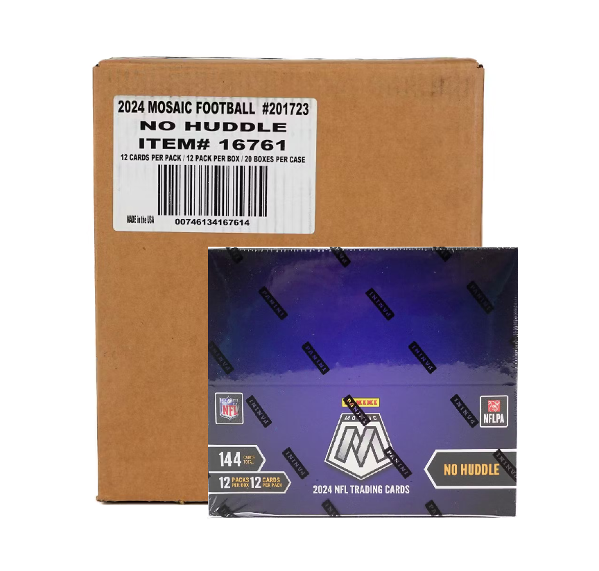 2024_Panini_Mosaic_No_Huddle_Football_20-Box_Case2 2024 Panini Mosaic No Huddle Football 20-Box Case - Image 1