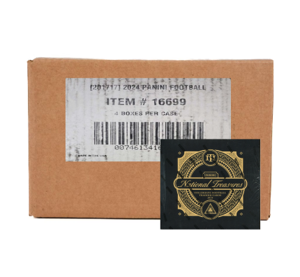 2024 Panini National Treasures Collegiate Football Hobby 4-Box Case