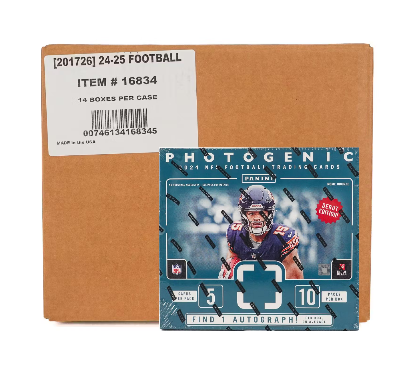2024_Panini_Photogenic_Football_Hobby_14-Box_Case2 2024 Panini Photogenic Football Hobby 14-Box Case - Image 1