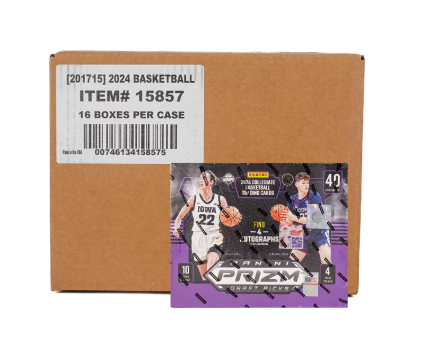 2024 Panini Prizm Draft Picks Basketball Hobby 16-Box Case