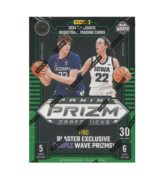2024_Panini_Prizm_Draft_Picks_Basketball_Blaster_Box_Purple_Wave_1 2024 Panini Prizm Draft Picks Basketball Blaster Box (Purple Wave) - Image 1