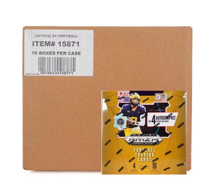2024 Panini Prizm Draft Picks Collegiate Football Hobby 16-Box Case