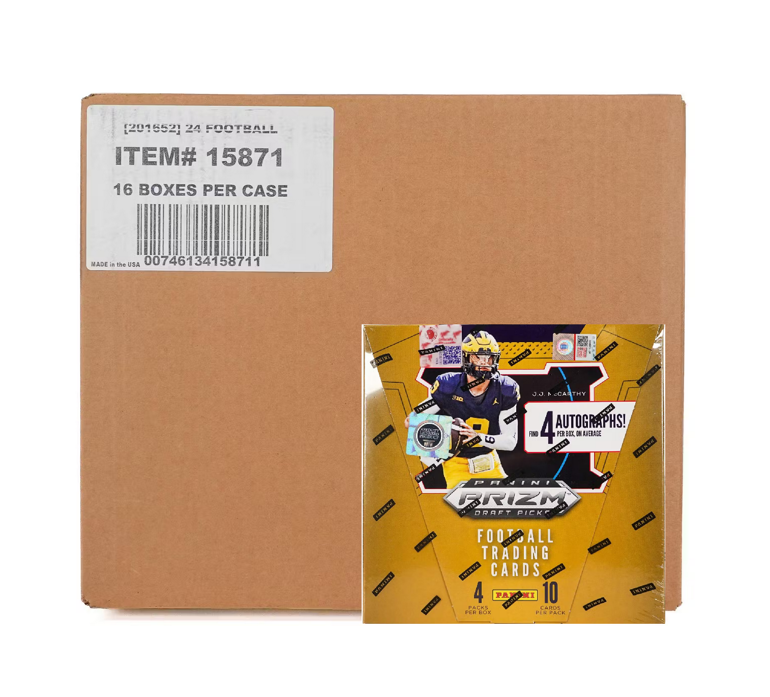 2024_Panini_Prizm_Draft_Picks_Collegiate_Football_Hobby_16-Box_Case2 2024 Panini Prizm Draft Picks Collegiate Football Hobby 16-Box Case - Image 1