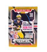 2024 Panini Prizm Draft Picks Football Hobby Blaster 20-Box Case (Neon Pink Pulsar) - Image 2