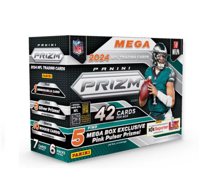 2024 Panini Prizm Football Mega Box (Pink Pulsar)
