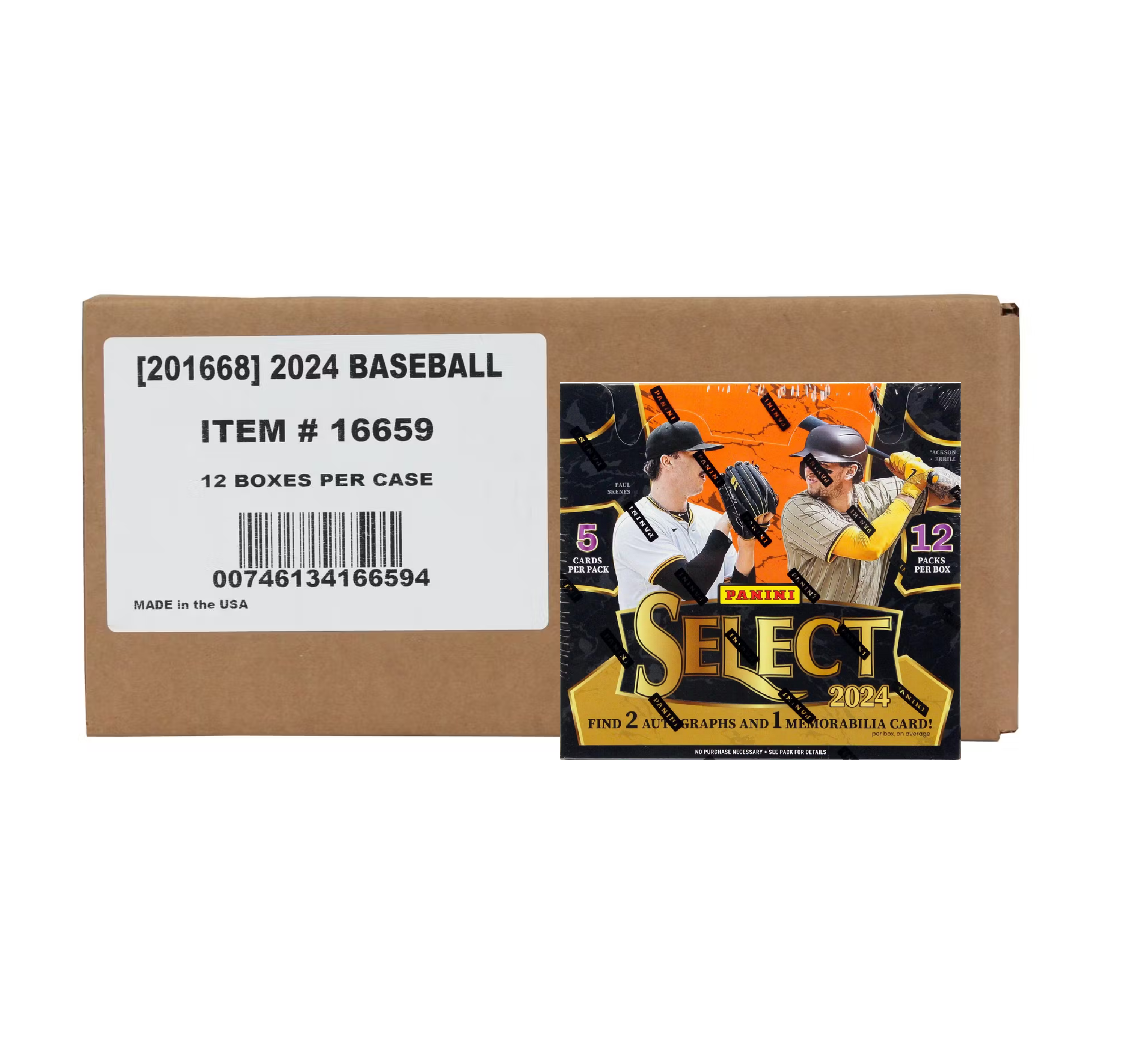 2024_Panini_Select_Baseball_Hobby_12-Box_Case2 2024 Panini Select Baseball Hobby 12-Box Case - Image 1