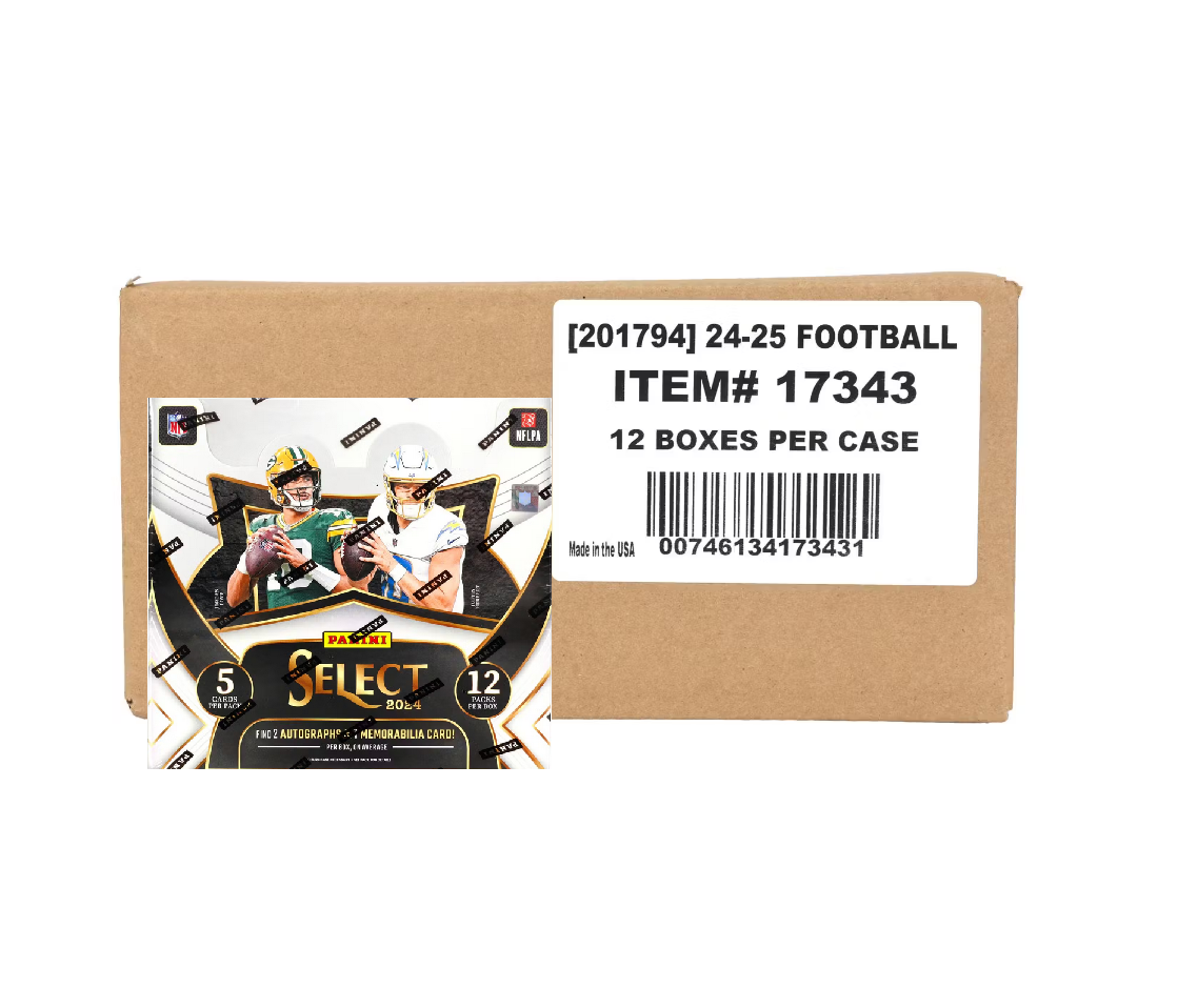 2024_Panini_Select_Football_Hobby_12-Box_Case2 2024 Panini Select Football Hobby 12-Box Case - Image 1