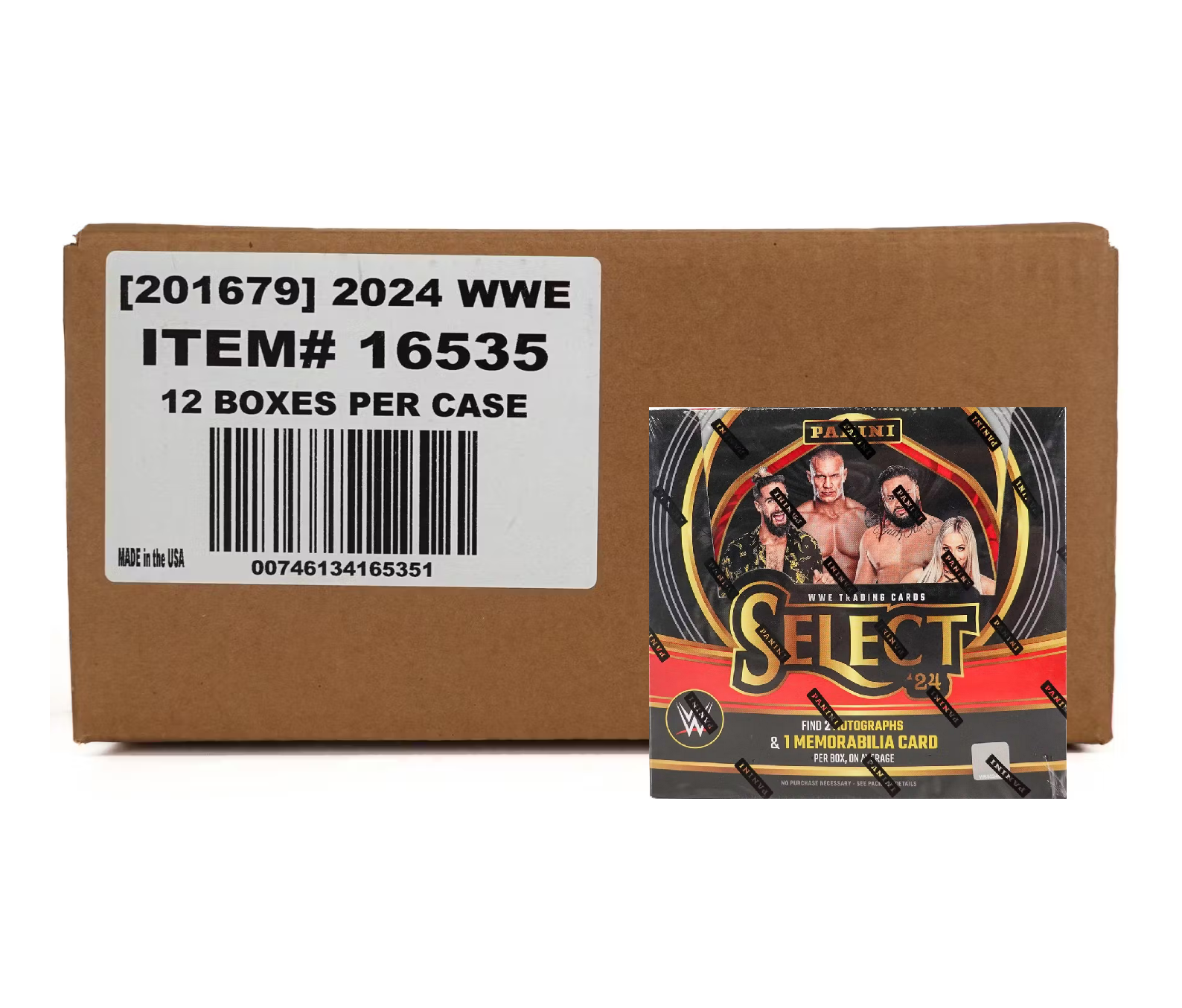 2024_Panini_Select_WWE_Wrestling_Hobby_12-Box_Case2 2024 Panini Select WWE Wrestling Hobby 12-Box Case - Image 1