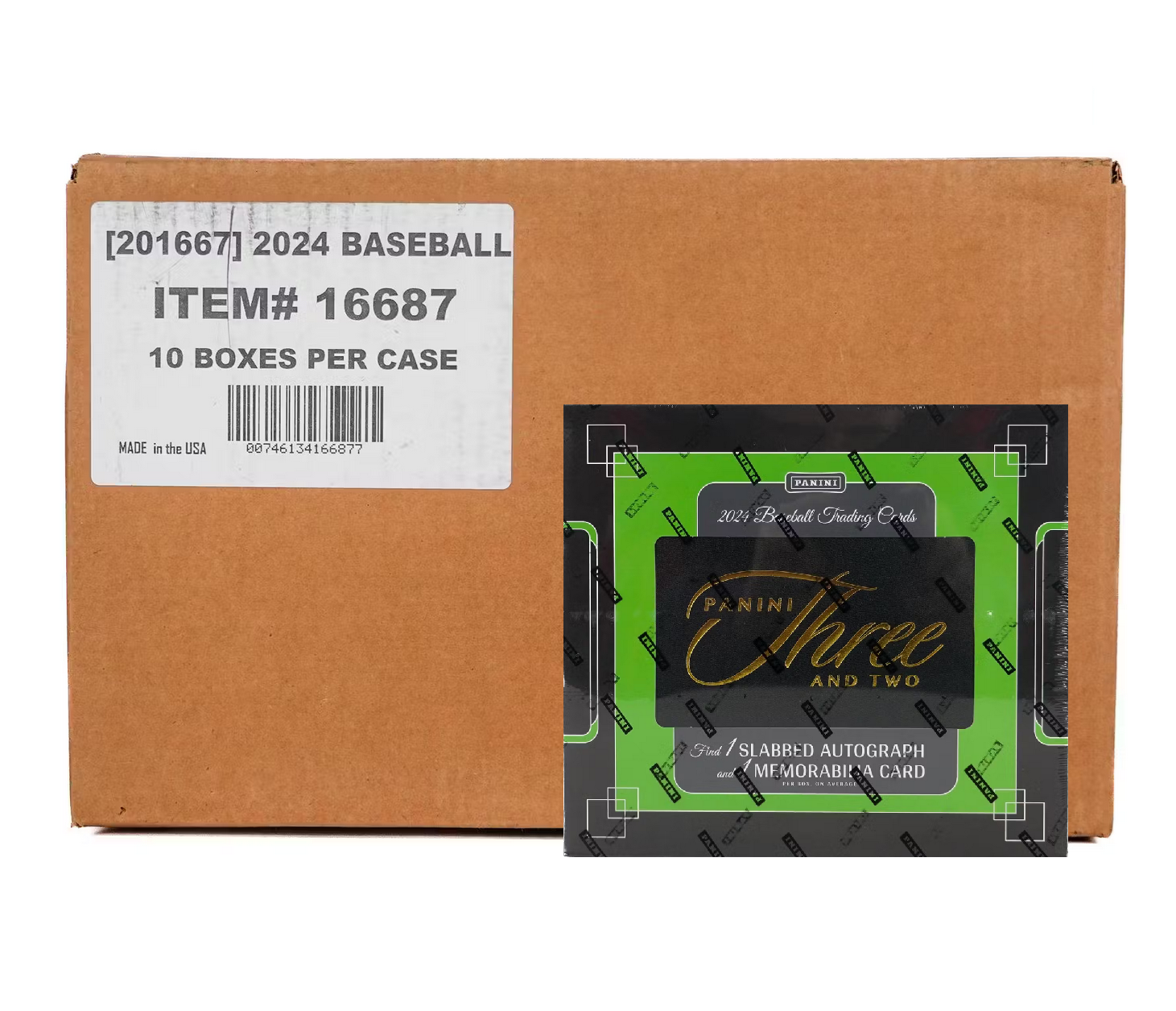 2024_Panini_Three_and_Two_Baseball_Hobby_10-Box_Case2 2024 Panini Three and Two Baseball Hobby 10-Box Case - Image 1