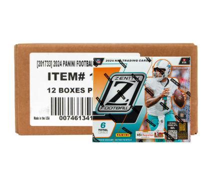 2024 Panini Zenith Football Hobby 12-Box Case