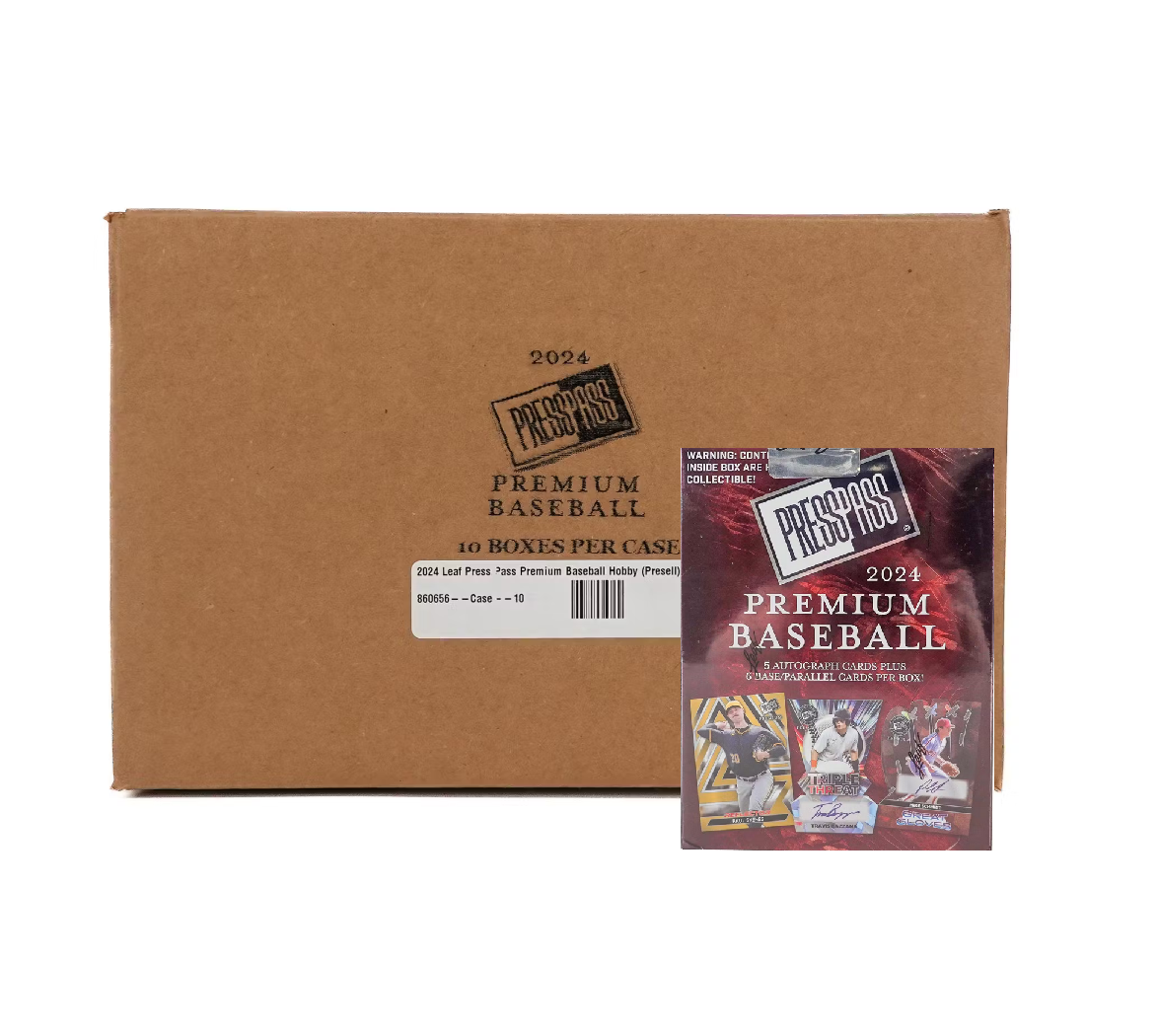 2024_Press_Pass_Premium_Baseball_Hobby_10-Box_Case2 2024 Press Pass Premium Baseball Hobby 10-Box Case - Image 1