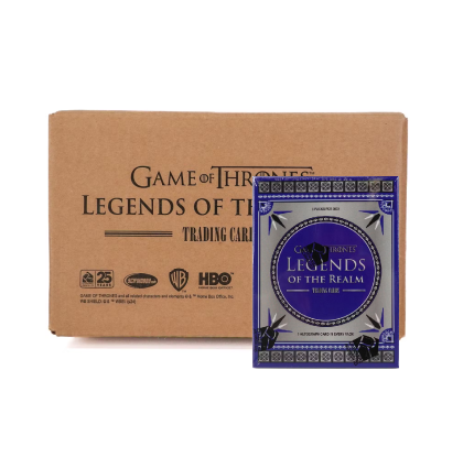 2024 Rittenhouse Game Of Thrones Legends of the Realm Trading Cards Hobby 12-Box Case