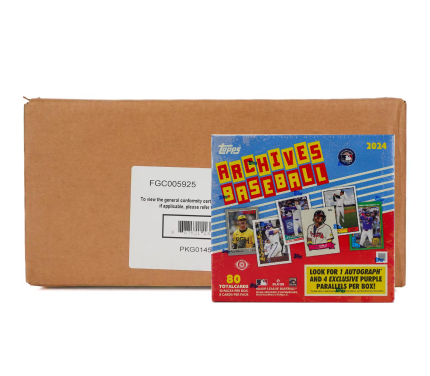 2024 Topps Archives Baseball Collector's 10-Box Case