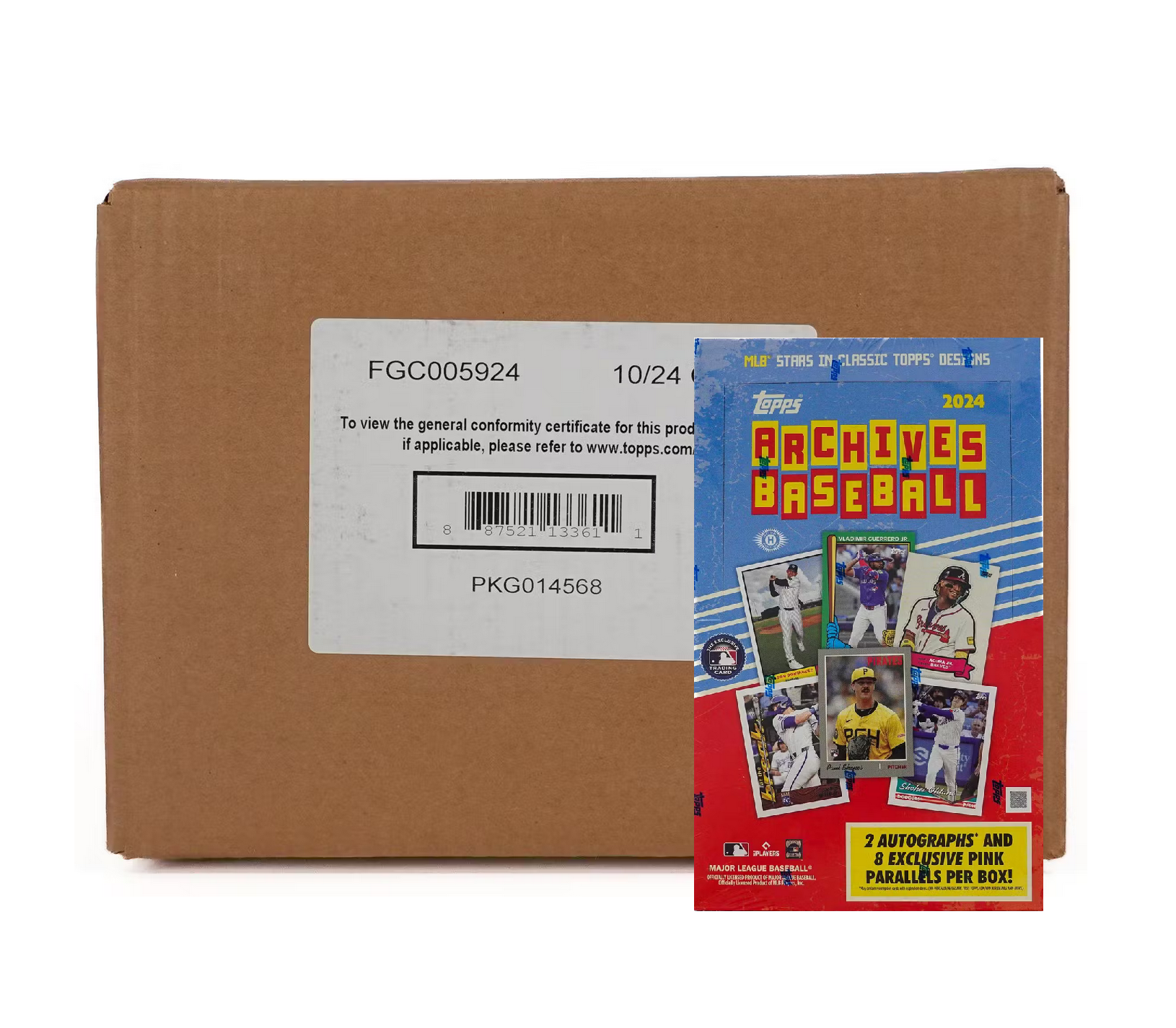 2024_Topps_Archives_Baseball_Hobby_10-Box_Case2 2024 Topps Archives Baseball Hobby 10-Box Case - Image 1