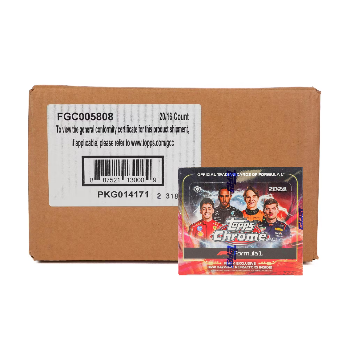 2024_Topps_Chrome_F1_Formula_1_Qualifying_Lap_Hobby_20-Box_Case2 2024 Topps Chrome F1 Formula 1 Qualifying Lap Hobby 20-Box Case - Image 1