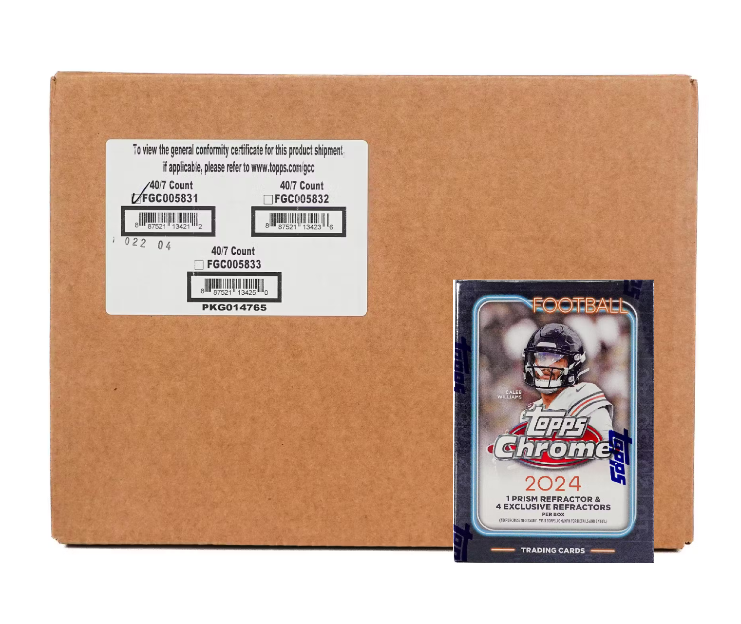 2024_Topps_Chrome_Football_Blaster_40-Box_Case2 2024 Topps Chrome Football Blaster 40-Box Case - Image 1