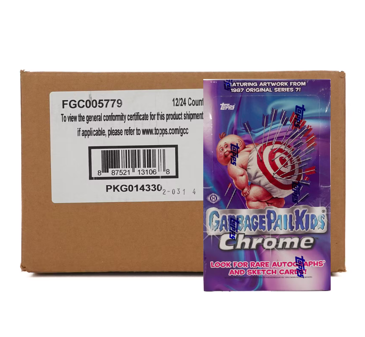 2024 Topps Chrome Garbage Pail Kids Series 7 Hobby 12-Box Case - Image 1
