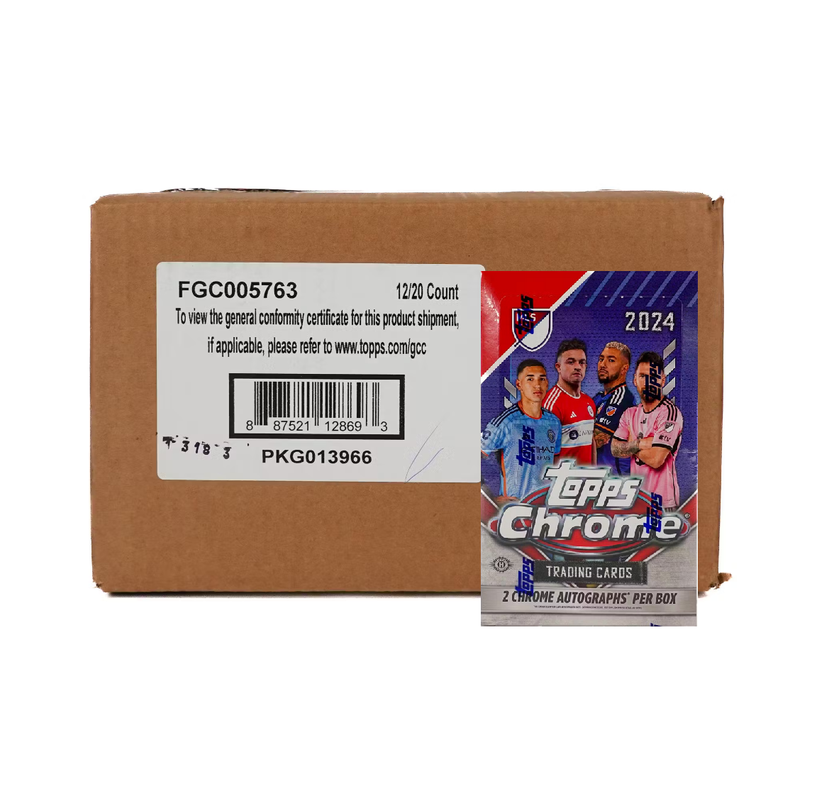 2024_Topps_Chrome_MLS_Soccer_Hobby_12-Box_Case2 2024 Topps Chrome MLS Soccer Hobby 12-Box Case - Image 1
