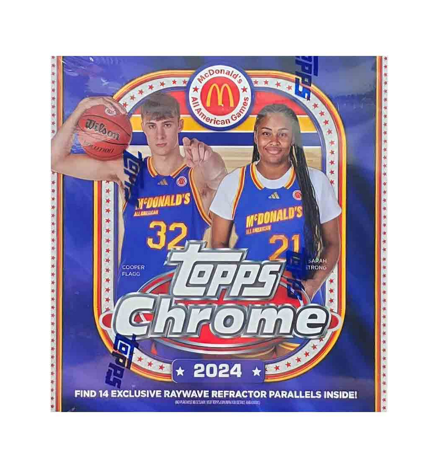 2024_Topps_Chrome_McDonald_s_All_American_Basketball_Mega_Box 2024 Topps Chrome McDonald's All American Basketball Mega Box - Image 1
