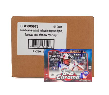 2024 Topps Chrome Update Series Baseball Breaker's Delight 10-Box Case