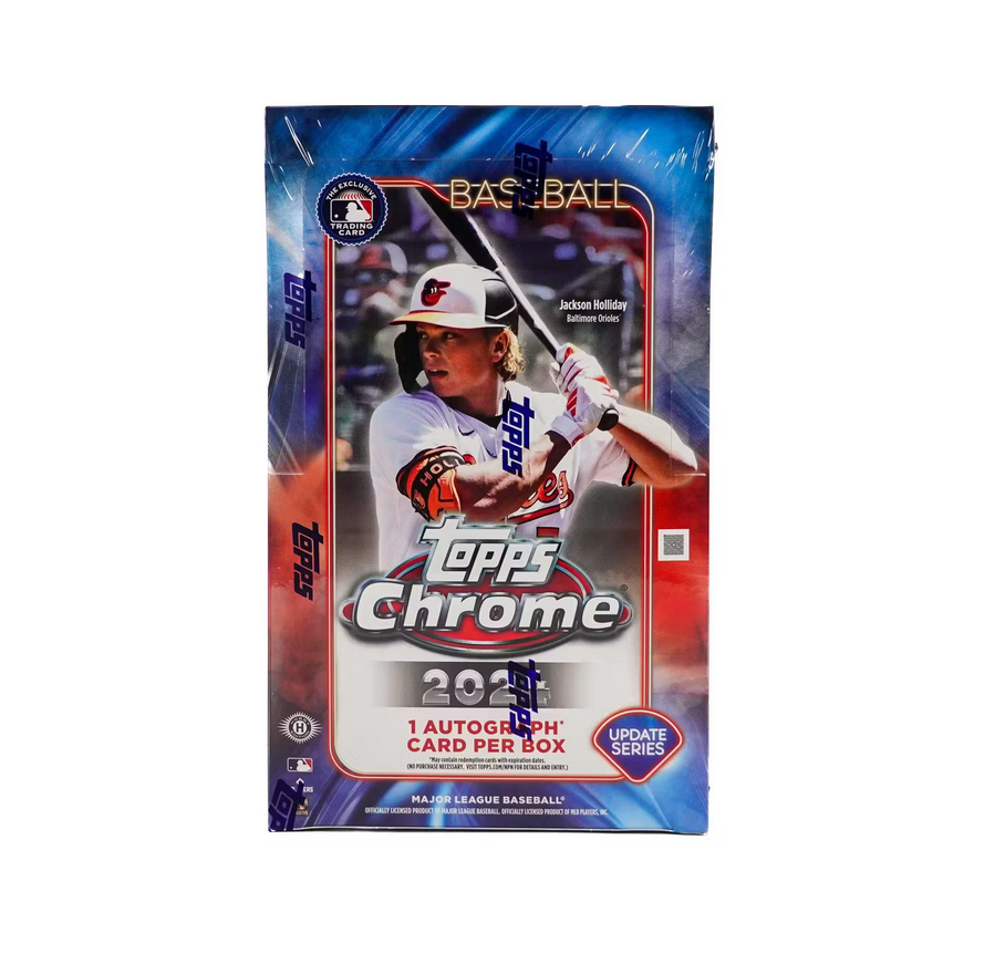 2024_Topps_Chrome_Update_Series_Baseball_Hobby_Box 2024 Topps Chrome Update Series Baseball Hobby Box - Image 1