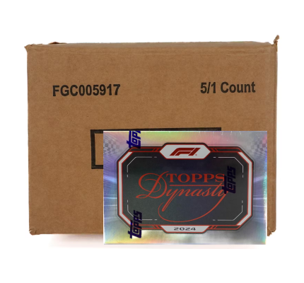 2024 Topps Dynasty Formula 1 Racing Hobby 5-Box Case