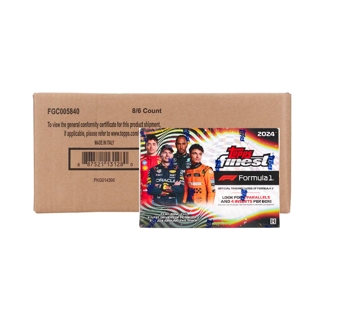 2024_Topps_Finest_Formula_1_Racing_Hobby_8-Box_Case2 2024 Topps Finest Formula 1 Racing Hobby 8-Box Case - Image 1