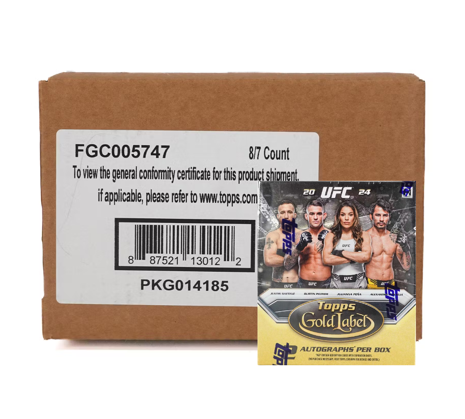 2024_Topps_Gold_Label_UFC_Hobby_8-Box_Case2 2024 Topps Gold Label UFC Hobby 8-Box Case - Image 1