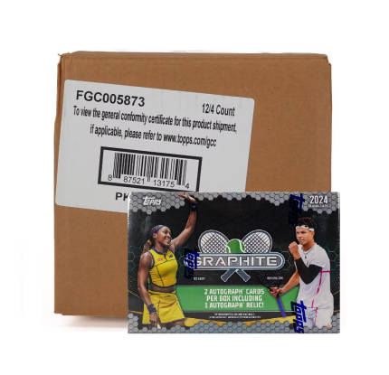 2024 Topps Graphite Tennis Hobby 12-Box Case