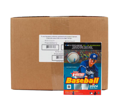 2024 Topps Heritage High Number Baseball Blaster 40-Box Case