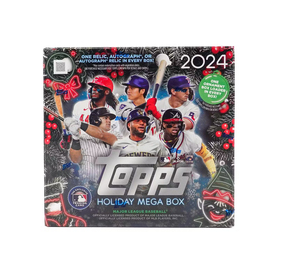 2024_Topps_Holiday_Baseball_Mega_Box 2024 Topps Holiday Baseball Mega Box - Image 1
