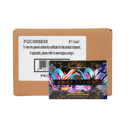 2024 Topps Inception Football Hobby 8-Box Case