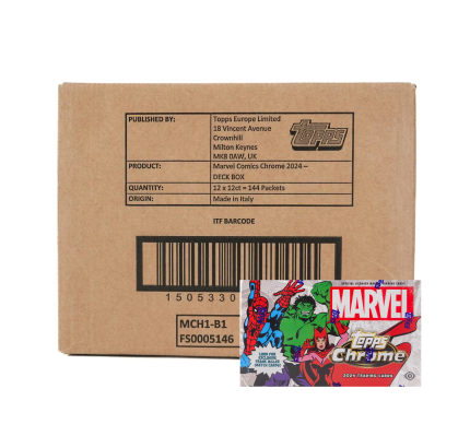 2024 Topps Marvel Chrome Hobby 12-Box Case