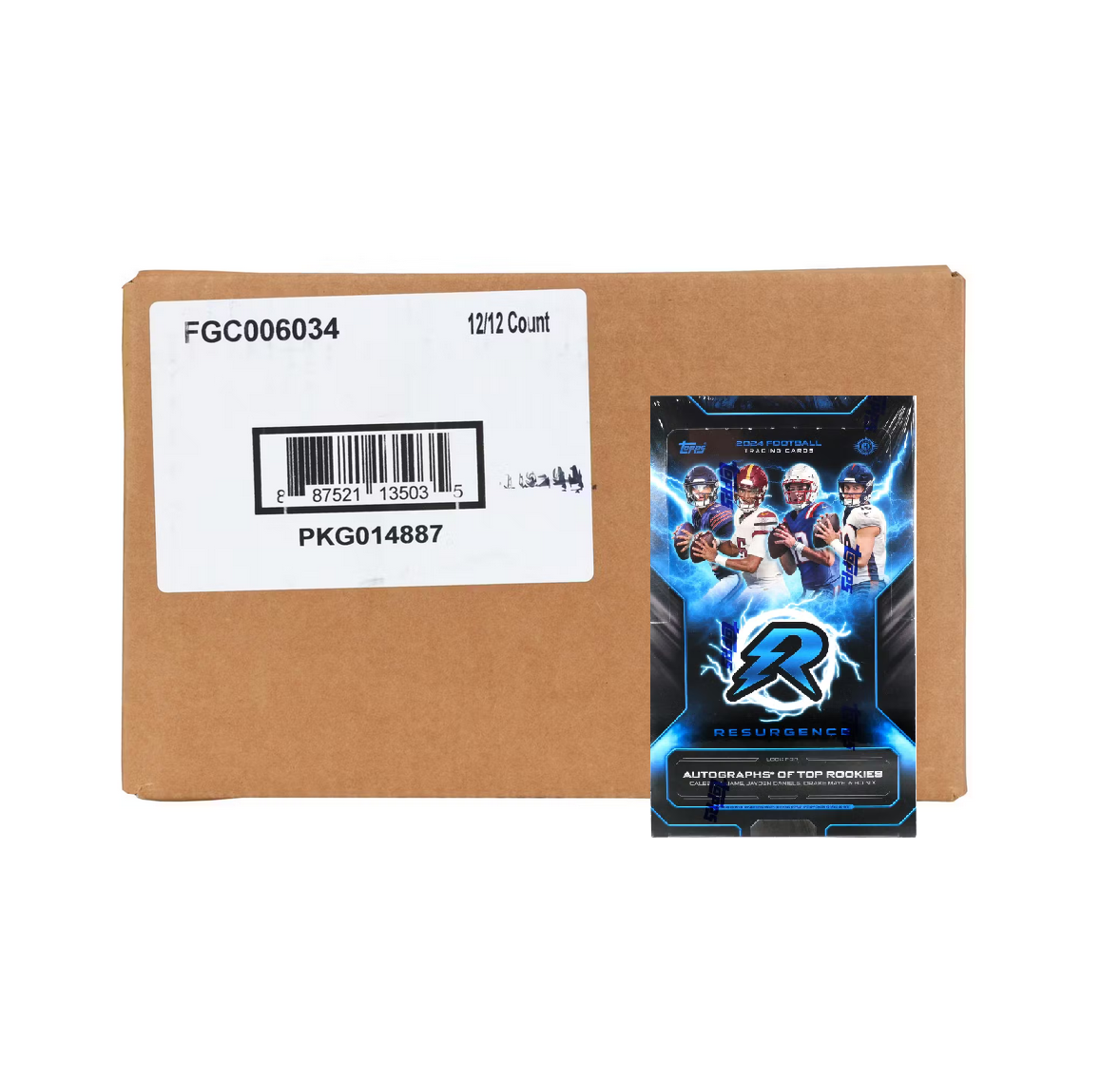 2024_Topps_Resurgence_Football_Hobby_12-Box_Case2 2024 Topps Resurgence Football Hobby 12-Box Case - Image 1