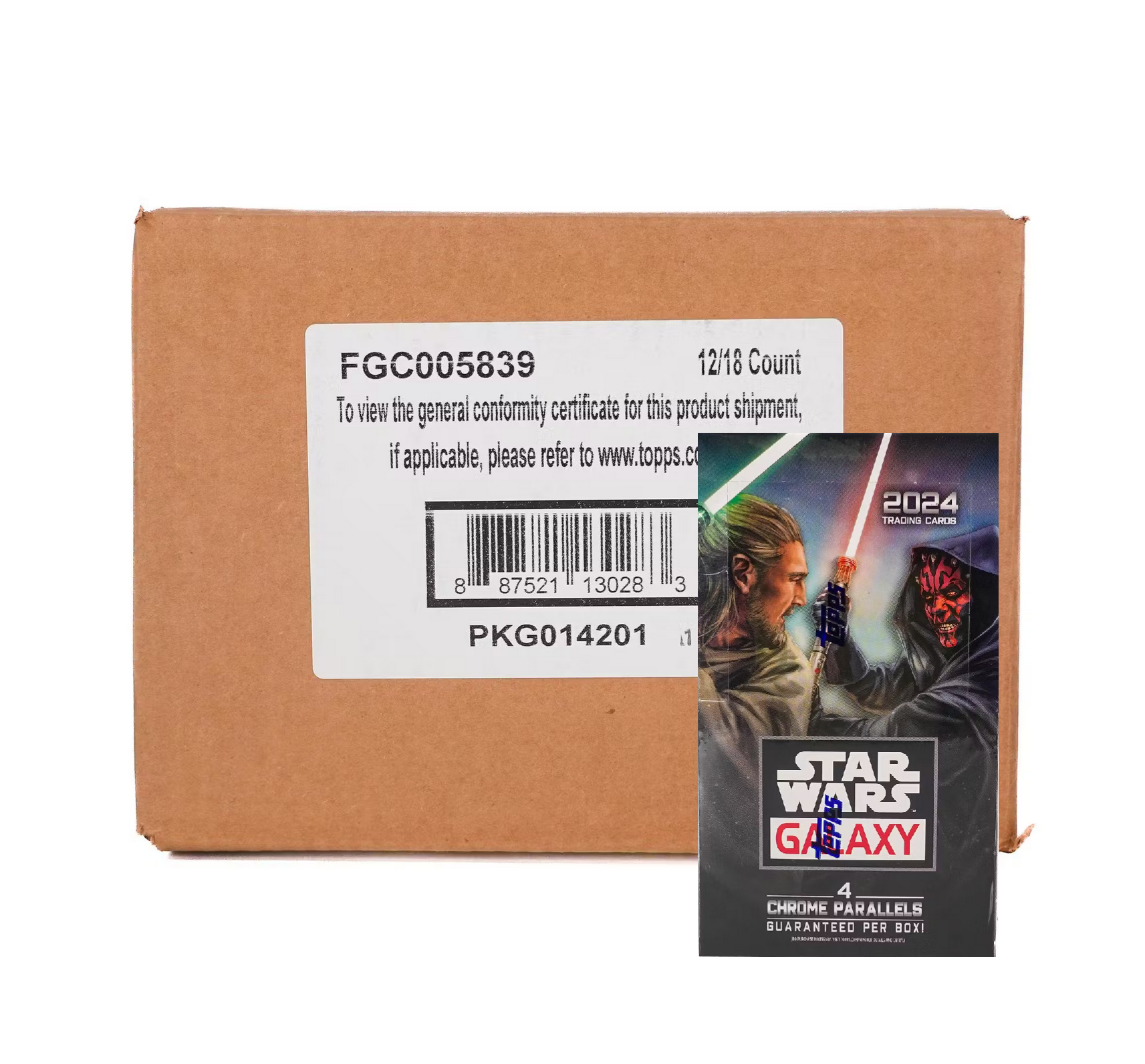 2024_Topps_Star_Wars_Chrome_Galaxy_Hobby_12-Box_Case2 2024 Topps Star Wars Chrome Galaxy Hobby 12-Box Case - Image 1