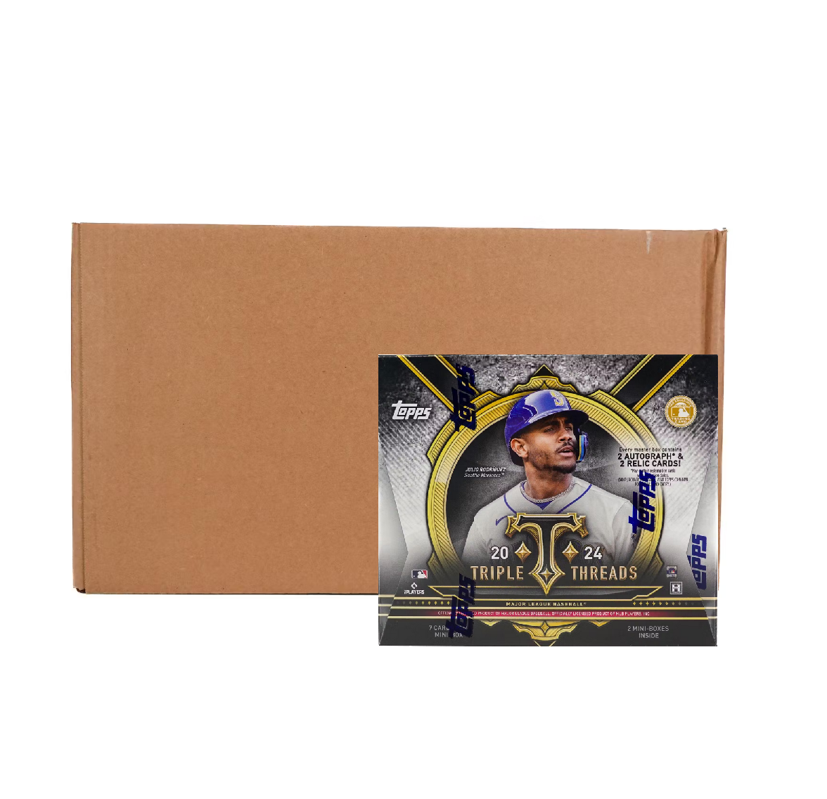 2024_Topps_Triple_Threads_Baseball_Hobby_10-Box_Case2 2024 Topps Triple Threads Baseball Hobby 10-Box Case - Image 1