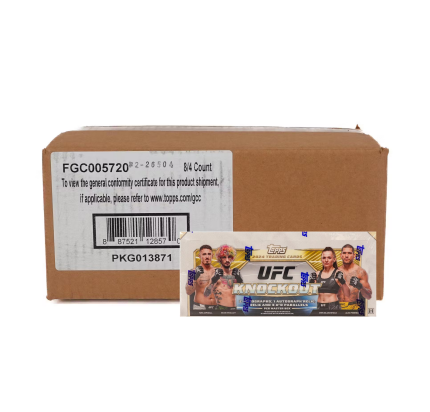 2024 Topps UFC Knockout Hobby 8-Box Case