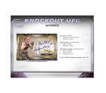 2024 Topps UFC Knockout Hobby 8-Box Case - Image 8