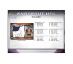 2024 Topps UFC Knockout Hobby 8-Box Case - Image 10