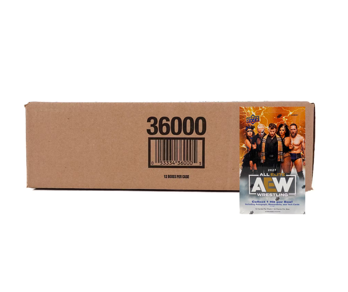 2024_Upper_Deck_AEW_Wrestling_Hobby_12-Box_Case2 2024 Upper Deck AEW Wrestling Hobby 12-Box Case - Image 1