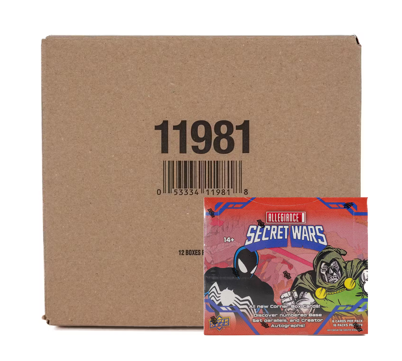 2024_Upper_Deck_Marvel_Allegiance_Secret_Wars_Hobby_12-Box_Case2 2024 Upper Deck Marvel Allegiance Secret Wars Hobby 12-Box Case - Image 1