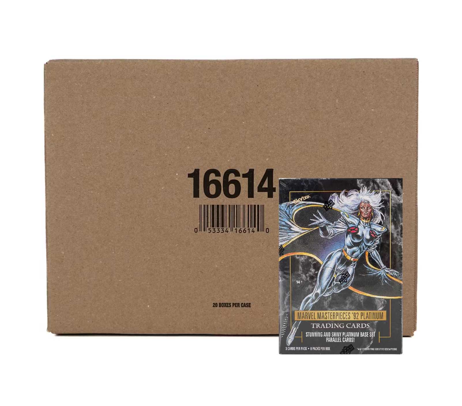 2024_Upper_Deck_Marvel_Masterpieces_92_Platinum_Blaster_20-Box_Case2 2024 Upper Deck Marvel Masterpieces ‘92 Platinum Blaster 20-Box Case - Image 1