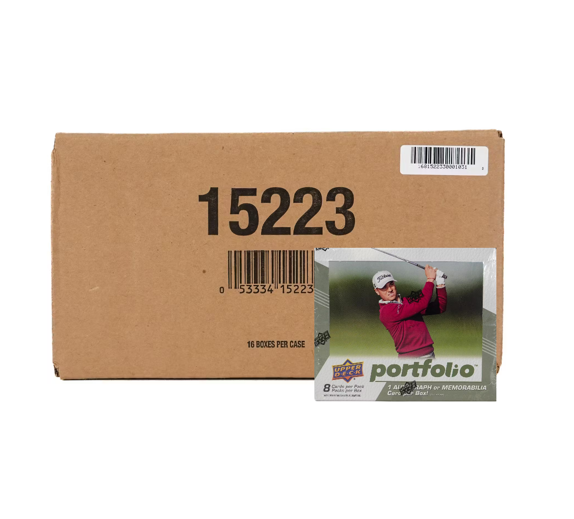 2024_Upper_Deck_Portfolio_Golf_Hobby_16-Box_Case2 2024 Upper Deck Portfolio Golf Hobby 16-Box Case - Image 1