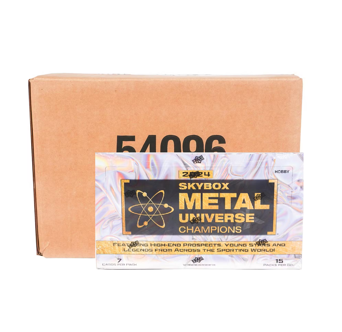 2024_Upper_Deck_Skybox_Metal_Universe_Champions_Hobby_12-Box_Case2 2024 Upper Deck Skybox Metal Universe Champions Hobby 12-Box Case - Image 1