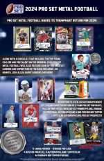 2024 Leaf Pro Set Metal Football Hobby Box - Image 2