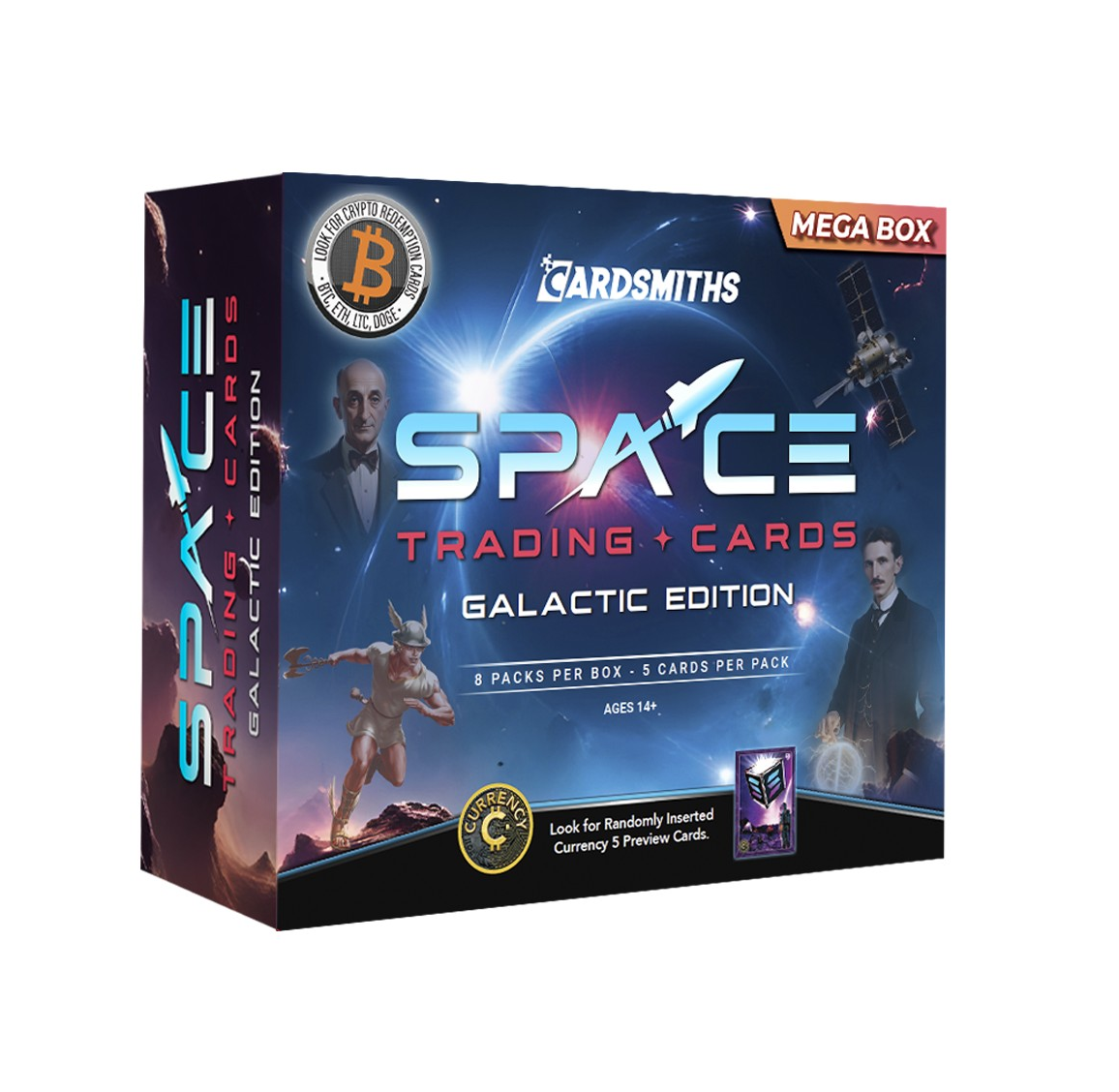 2025CardsmithsSpaceTradingCardsMegaBox1 2025 Cardsmiths Space Trading Cards Mega Box - Image 1