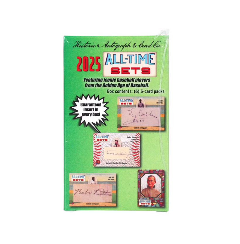 2025HistoricAutographsAll-TimeSetsBaseballBox 2025 Historic Autographs All-Time Sets Baseball Box - Image 1