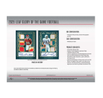 2025 Leaf Glory of the Game Football Hobby 10-Box Case - Image 6