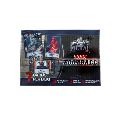 2025 Leaf Metal Football Hobby Box